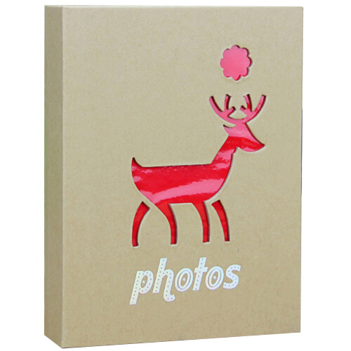 2Pièces Album Photo À Inserts Transparents, Thème Bébé Noël