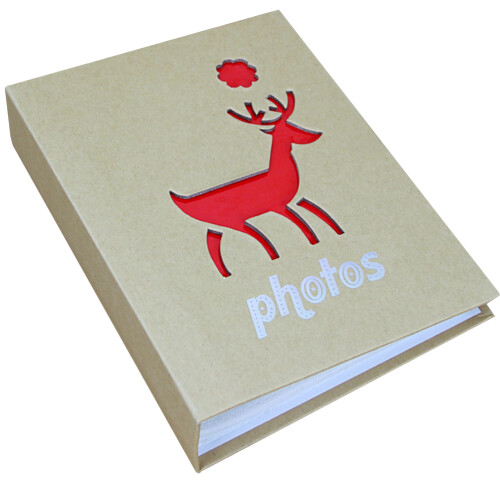 2Pièces Album Photo À Inserts Transparents, Thème Bébé Noël 1