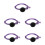 5Ud Collar Antirrobo Para Con Y Material De Nylon 6