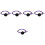 5Ud Collar Antirrobo Para Con Y Material De Nylon 4