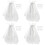 4Pièces Voiles Accessoires Coiffure Cérémonie 5
