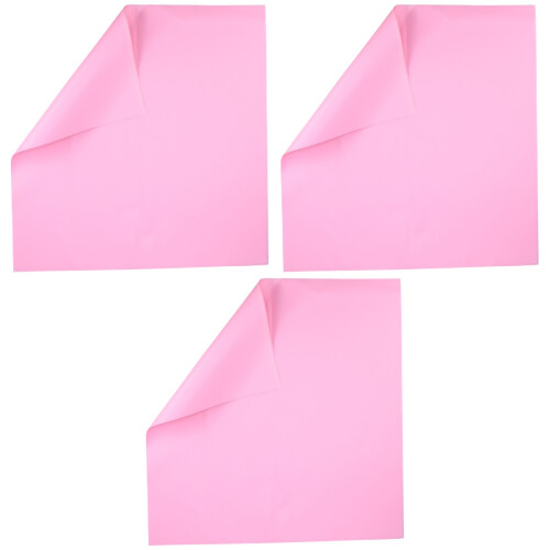 60Pièces Papier D'emballage Rose Pour Fleurs 2