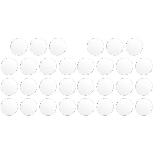 30Pièces Disques En Transparent Pour Projets Créatifs 1