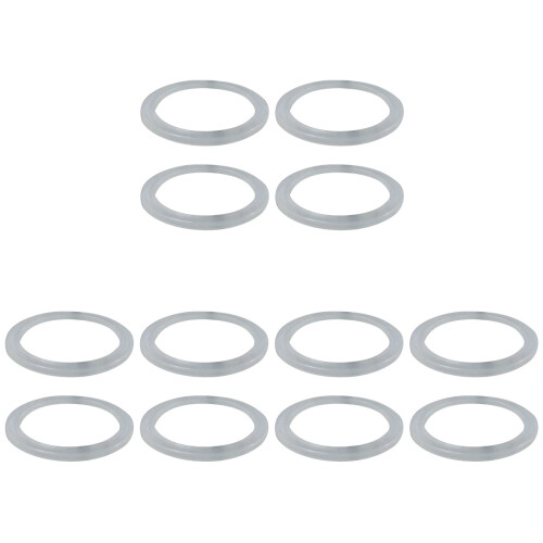 12Pcs Silicone Seal Ring for Vacuum Cup White Durable Seal Replacement 1