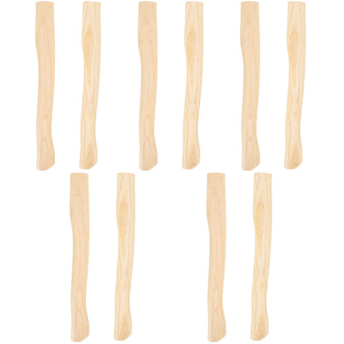 10Ud Mango De Madera Khaki Para Hacha Repuesto Multifucción Hogar 2