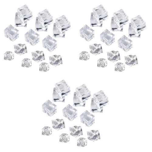 60Pièces Artificiels Cristal Effet Réaliste Pour Décor 2
