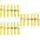 18Ud Pulseras Slap Infantil Amarillo, Y Resistente Para 7