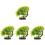 4Ud Árbol Artificial Decorativo De Para Acuario 9