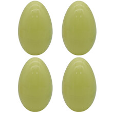 12Ud Huevos De Plástico Vacíos Verde Claro Para Manualidades Y Fiesta