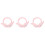 3Pièces Protège-Oreilles Rose Enfants, Hiver 4