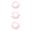 3Pièces Protège-Oreilles Rose Enfants, Hiver 8