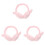 3Pièces Protège-Oreilles Rose Enfants, Hiver 2