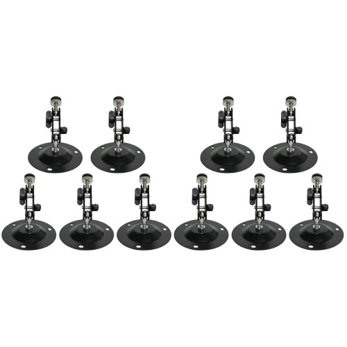 10Pièces Support Mural Caméra Noir Ajustable Large Durable 1