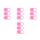 12Pièces Cache Caméra Téléphone Rose Slide Privacy Protecteur Fin 9
