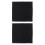 2Pièces Filtre Coton Aquarium Noir Accessoire 1