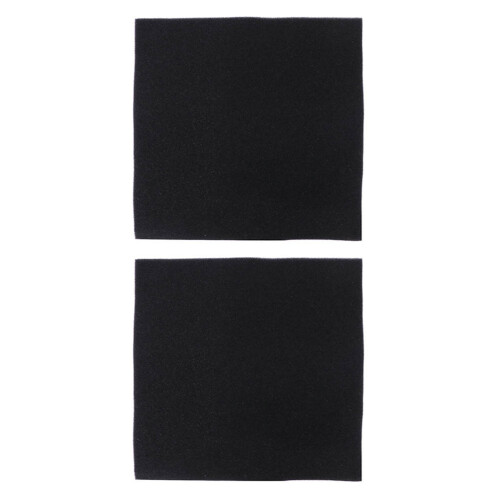 2Pièces Filtre Coton Aquarium Noir Accessoire
