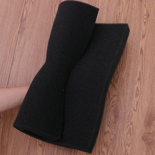 2Pièces Filtre Coton Aquarium Noir Accessoire 2