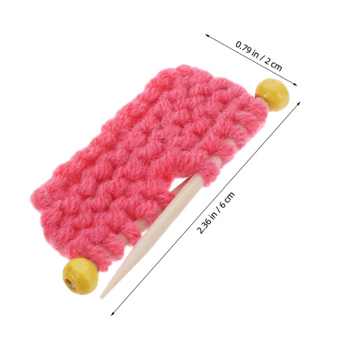 4Pièces Ornements Pulls Tricotés Multicolores Accessoires Photo Décor 1