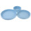 3Pièces Assiettes Bébé Silicone Anti-Choc Pour Repas À 4