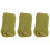 3Pièces Couvertures Photo Vertes Longues Wraps Stretch - 4