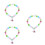3Pièces Perles Bubblegum Réglable 7