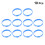 30Pièces Bracelet Requin Silicone Décoration Enfants 10