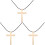 3Pcs Golden Religious Pendant Rearview Mirror Decor Charm 2