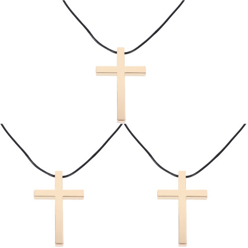 3Pcs Golden Religious Pendant Rearview Mirror Decor Charm 1
