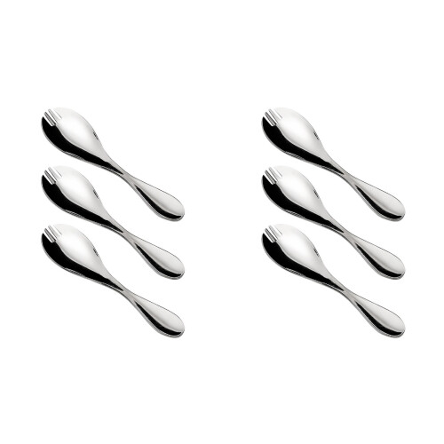 6Pièces Cuillères Acier Inoxydable Usage Familial 2