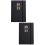 2Pz Notepad Pianificatore Nero Ufficio E Studio Accademico 7