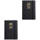 2Pz Notepad Pianificatore Nero Ufficio E Studio Accademico 3