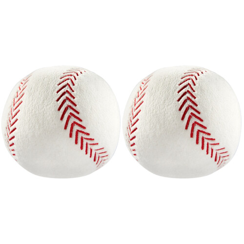 2Pz Palla Baseball Per Bambini Indoor Outdoor Bianco 1