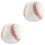 2Pz Palla Baseball Per Bambini Indoor Outdoor Bianco 3