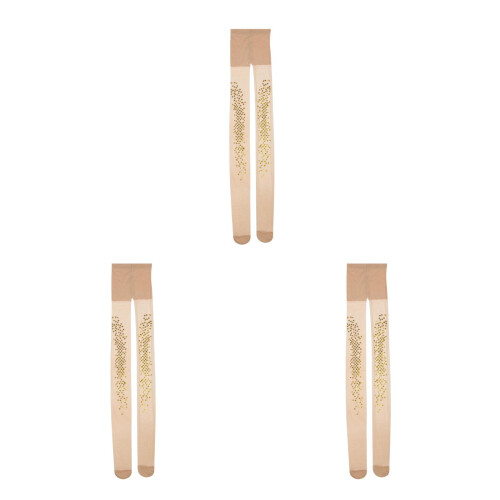 3Pz Trasparenti Dorati Ultrathin Per Look Chic 2