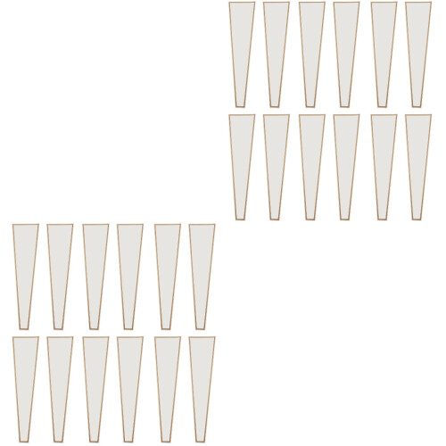 100Pz Sleeve Bianchi Per Rose E Bouquet Per Decorazioni E 2