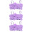 3Pz Crop Top Viola Maniche in Poliestere 9