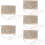 5Pz Clutch Banquet Beige Con Per 10