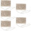 5Pz Clutch Banquet Beige Con Per 11