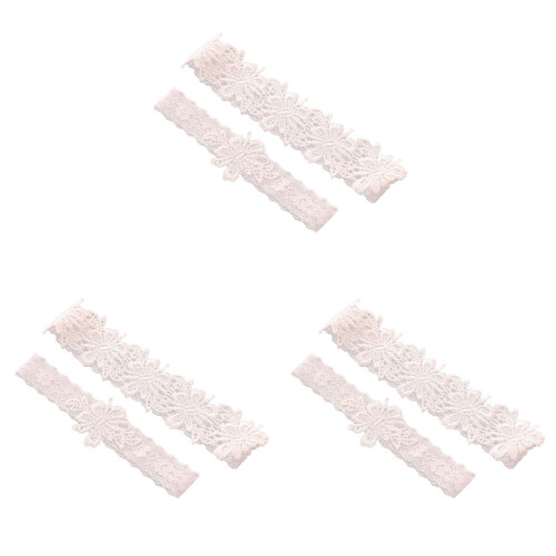 3Paia Fascia Sposa Elastica in Con 1