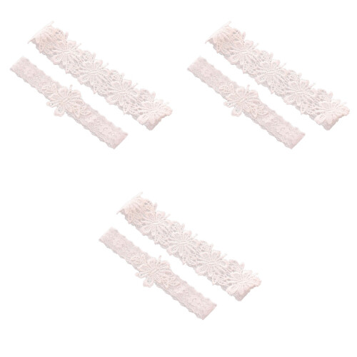 3Paia Fascia Sposa Elastica in Con 2