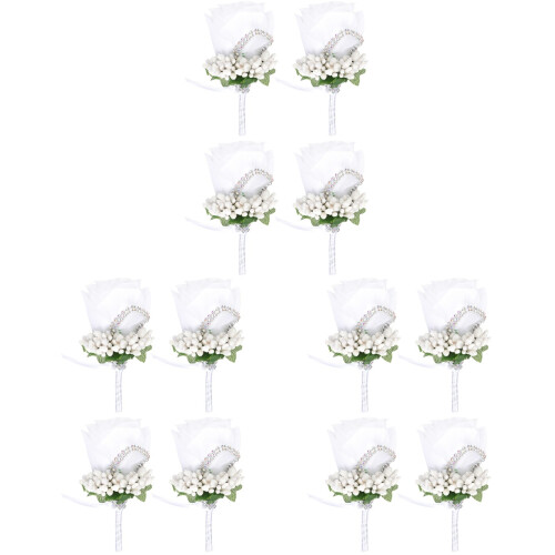 12Pz Spilla Rose Corsage Matrimonio E Formali 2
