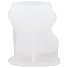 3Pz Set Stampo Candela Artigianale Silicone Bianco Per Profumi E Feste