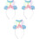 3Pz Fasce Party Mermaid Design 4