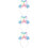 3Pz Fasce Party Mermaid Design 9