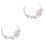 2Pz Tiara Cerchietto Con E Bianco Per Matrimonio 3