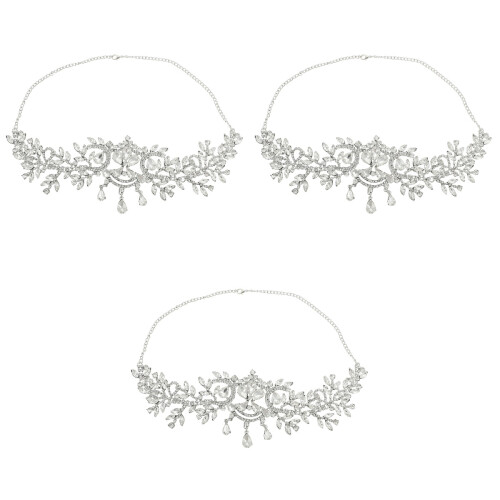 3Pz Cerchietti Sposa Accessorio 2