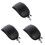 3Pz Box Custodia Per Occhiali Con Clip Portatile 3