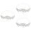 3Pz Cerchietti Sposa Accessorio 6