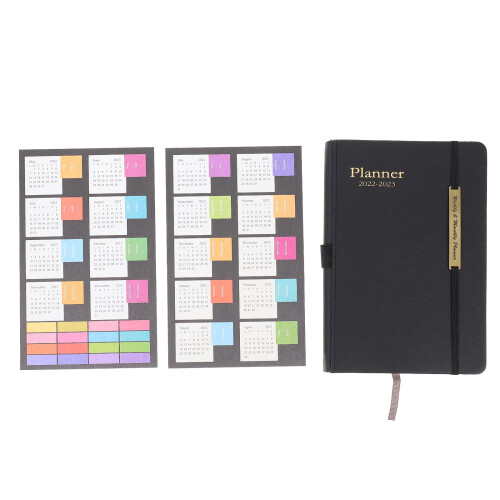 2Pz Agenda Nero PU Planner Per Ufficio 1