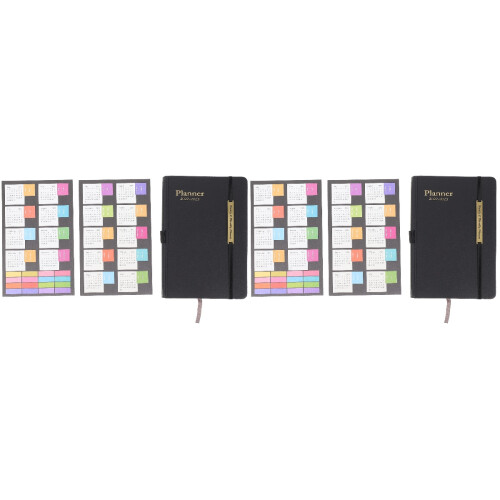 2Pz Agenda Nero PU Planner Per Ufficio 2